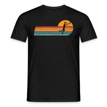 Basketballer Basketballspieler Basketball Bälle - Männer T-Shirt - Schwarz - Vorne - AI Model Male 178 light (178cm)