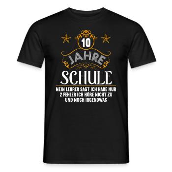 Realschule bestanden Realschulabschluss 2022 - Männer T-Shirt - Schwarz - Vorne - AI Model Male 178 light (178cm)