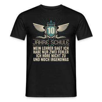 Realschule bestanden Realschulabschluss 2022 - Männer T-Shirt - Schwarz - Vorne - AI Model Male 178 light (178cm)