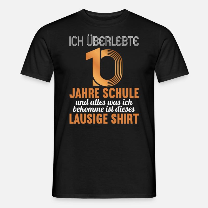 Realschule bestanden Realschulabschluss 2022 - Männer T-Shirt - Schwarz