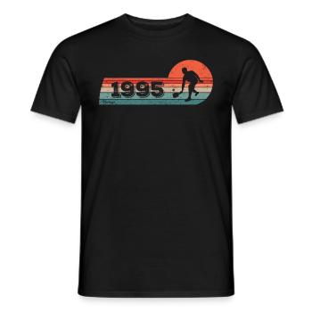 Pickleball-Spieler Jahrgang 1995 Geburtstag Games - Männer T-Shirt - Schwarz - Vorne - AI Model Male 178 light (178cm)
