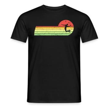 Joueur de badminton Badminton Jeu de raquette - T-shirt homme - noir - Devant - AI Model Male 178 light (178cm)
