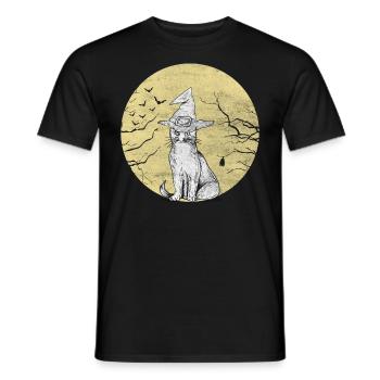 Gothic Cat Whisperer Meow Kitty Kitten Halloween - Männer T-Shirt - Schwarz - Vorne - AI Model Male 178 light (178cm)