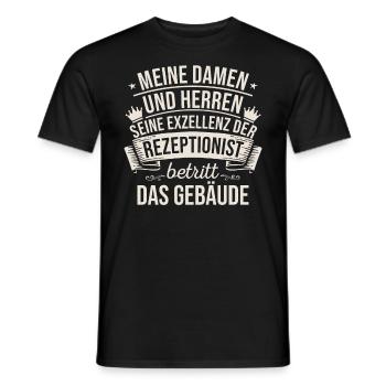 Meine Damen Und Herren Seine Exzellenz - Männer T-Shirt - Schwarz - Vorne - AI Model Male 178 light (178cm)