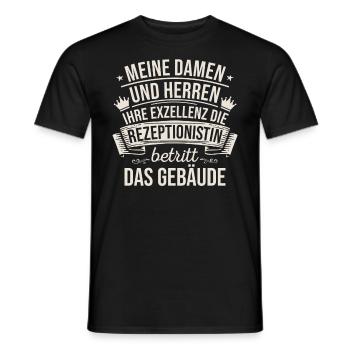 Meine Damen Und Herren Ihre Exzellenz - Männer T-Shirt - Schwarz - Vorne - AI Model Male 178 light (178cm)
