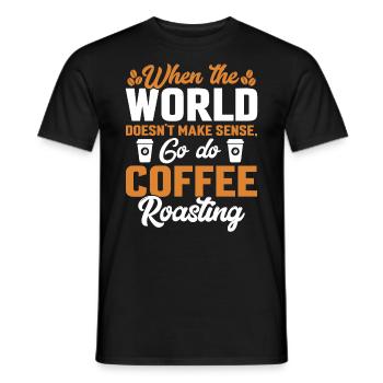 When The World Does Not Make Sense - Männer T-Shirt - Schwarz - Vorne - AI Model Male 178 light (178cm)