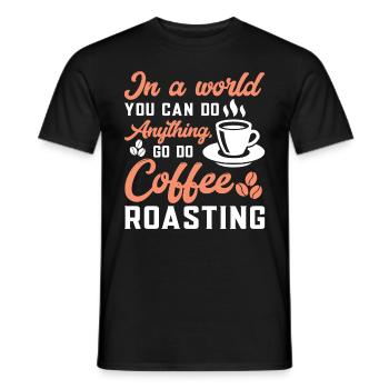 In A World You Can Do Anything - Männer T-Shirt - Schwarz - Vorne - AI Model Male 178 light (178cm)