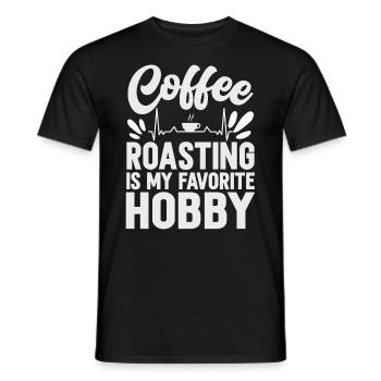 Coffee Roasting Is My Favorite Hobby - Männer T-Shirt - Schwarz - Vorne - AI Model Male 178 light (178cm)