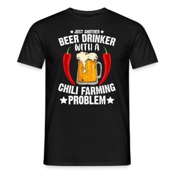 Just Another Beer Drinker - Männer T-Shirt - Schwarz - Vorne - AI Model Male 178 light (178cm)