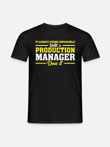 It Always Seems Impossible - Männer T-Shirt - Schwarz