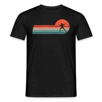 Escrime Escrime Sports Escrime - T-shirt homme - noir - Devant - AI Model Male 178 light (178cm)