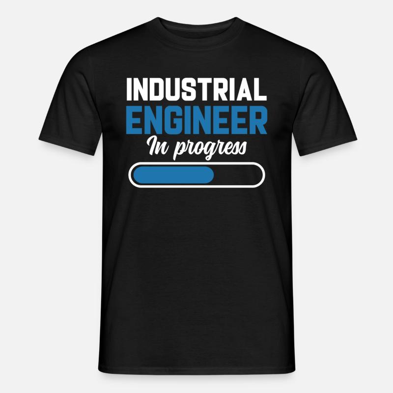 Industrial Engineer In Progress - Men's T-Shirt - black