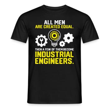 All Men Are Created Equal - Männer T-Shirt - Schwarz - Vorne - AI Model Male 178 light (178cm)