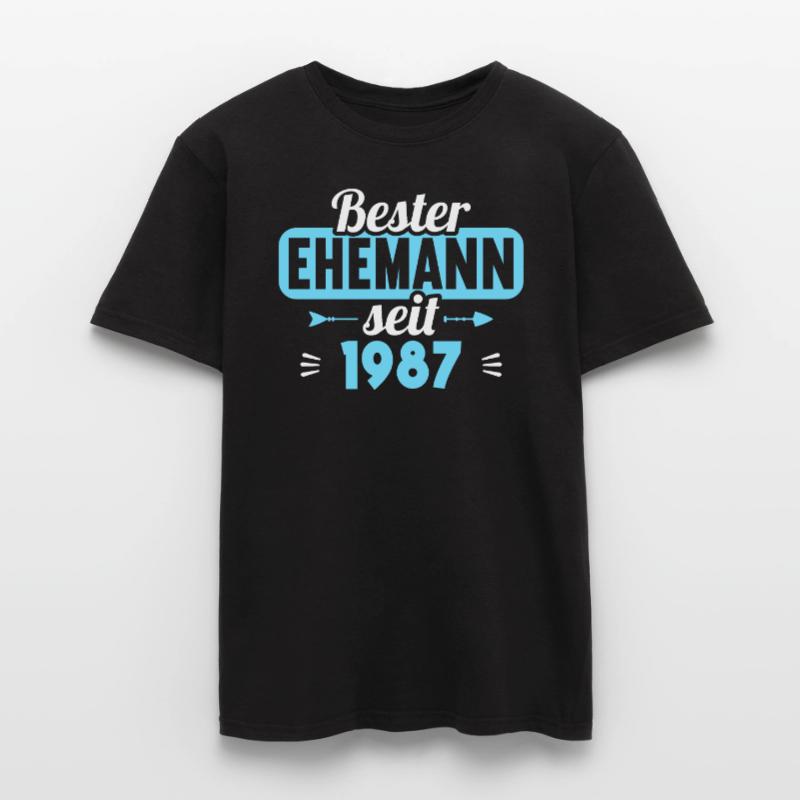 Beste Ehefrau Bester Ehemann seit 1987 Männer T-Shirt