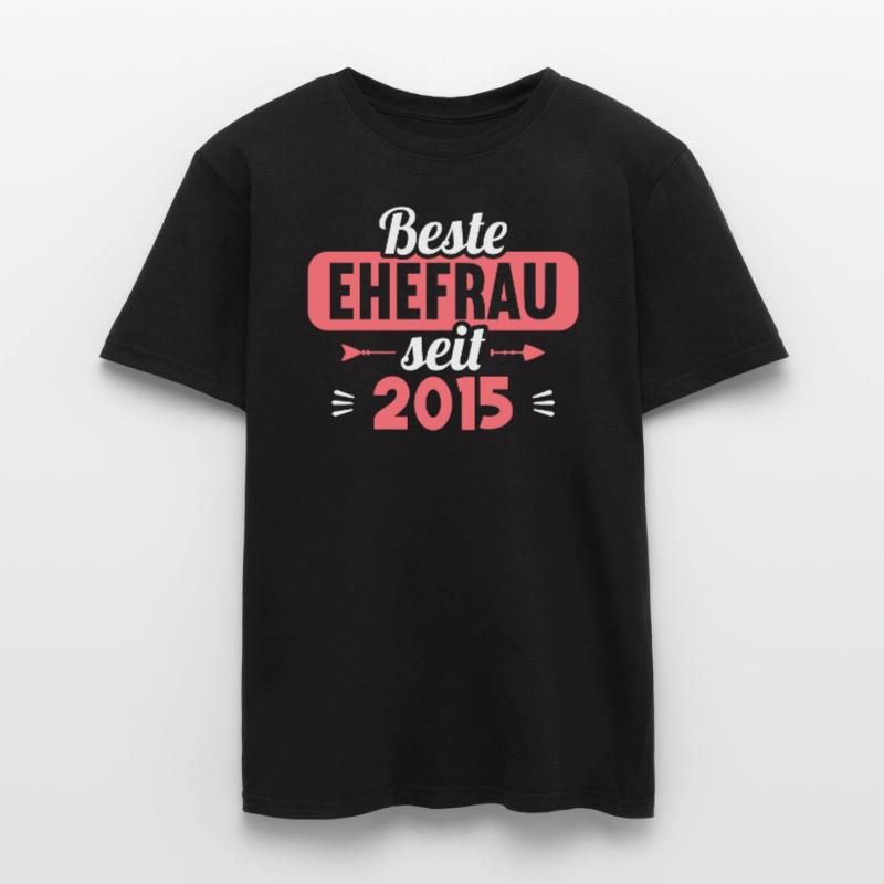 Beste Ehefrau Bester Ehemann seit 2015 Männer T-Shirt