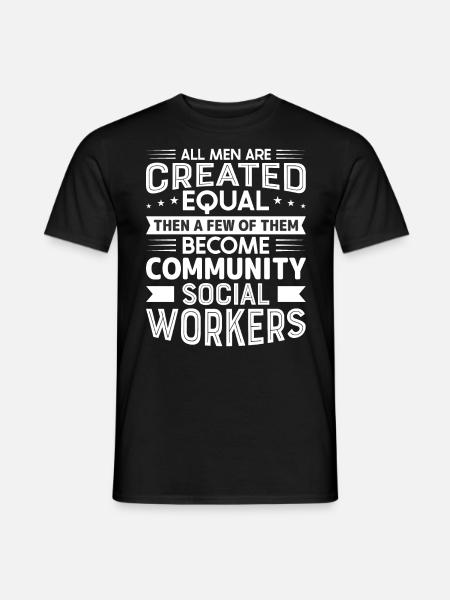 All Men Are Created Equal - Männer T-Shirt - Schwarz