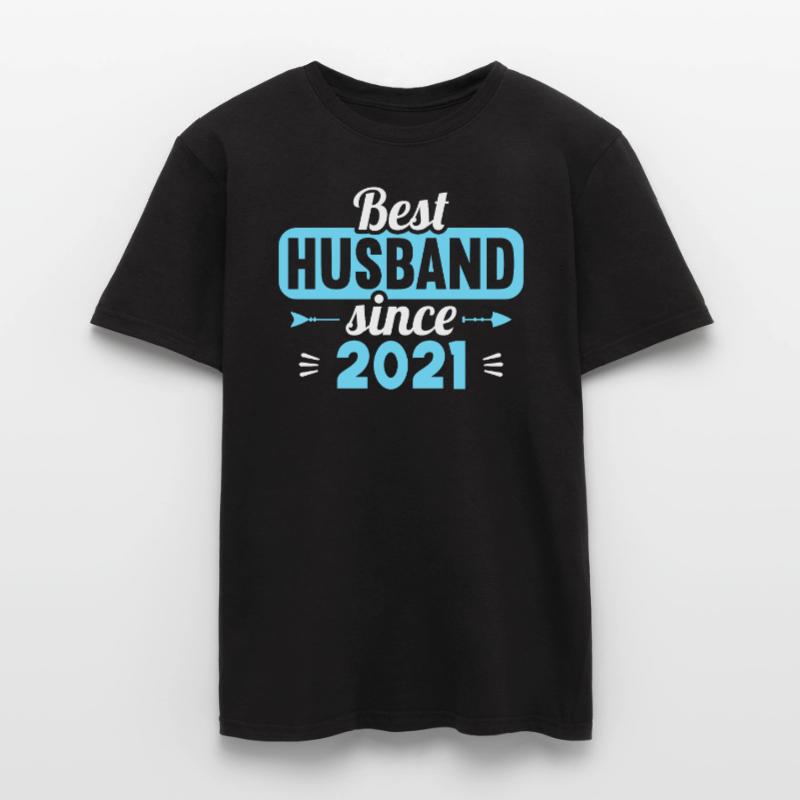 Beste Ehefrau Bester Ehemann seit 2021 Männer T-Shirt