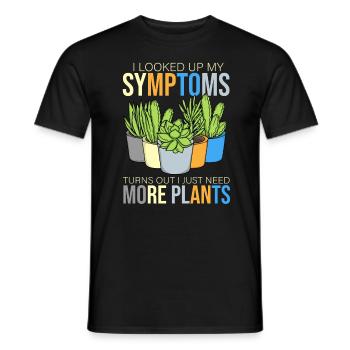 Topfpflanzen Geschenk Frauen Floristin Pflanzen - Männer T-Shirt - Schwarz - Vorne - AI Model Male 178 light (178cm)