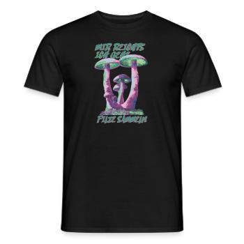 Mir reichts Champignons Ranger Pilzsucher - Männer T-Shirt - Schwarz - Vorne - AI Model Male 178 light (178cm)