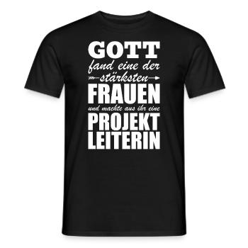 Gott Fand Eine Der Stärksten Frauen - Männer T-Shirt - Schwarz - Vorne - AI Model Male 178 light (178cm)