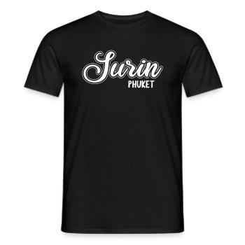 Vintage Thaïlande Asie Coucher de soleil Phuket Surin - T-shirt homme - noir - Devant - AI Model Male 178 light (178cm)