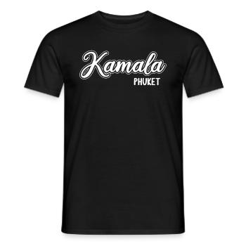 Vintage Thaïlande Asie Coucher de soleil Phuket Kamala - T-shirt homme - noir - Devant - AI Model Male 178 light (178cm)