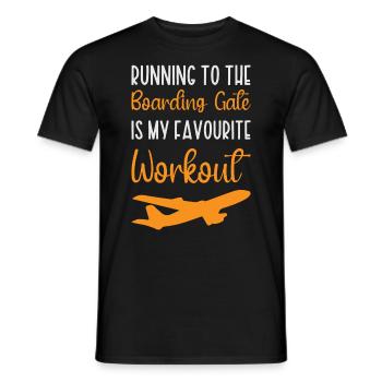 Voyage Voyage Escapade Vacances Touriste - T-shirt homme - noir - Devant - AI Model Male 178 light (178cm)