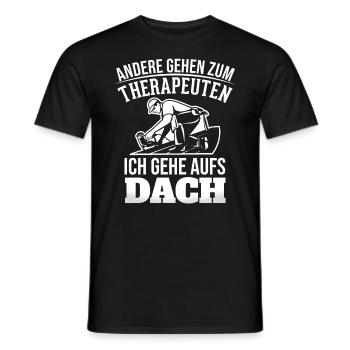 Andere Gehen Zum Therapeuten Ich Gehe - Männer T-Shirt - Schwarz - Vorne - AI Model Male 178 light (178cm)