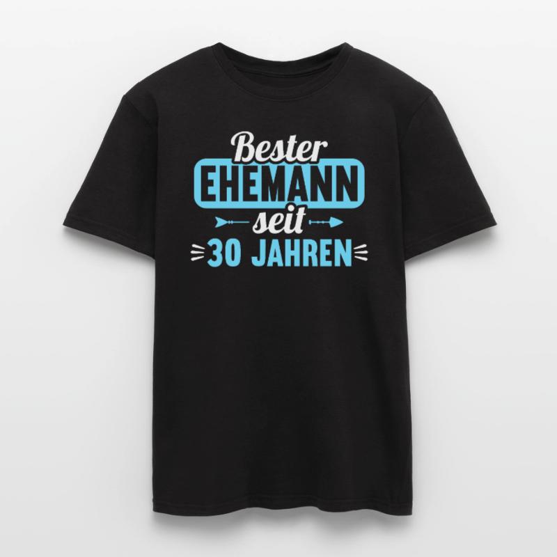 Beste Ehefrau Bester Ehemann seit 30 Jahren Männer T-Shirt