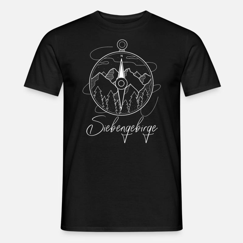 Siebengebirge randonnée Camper-Camping escalade - T-shirt homme - noir