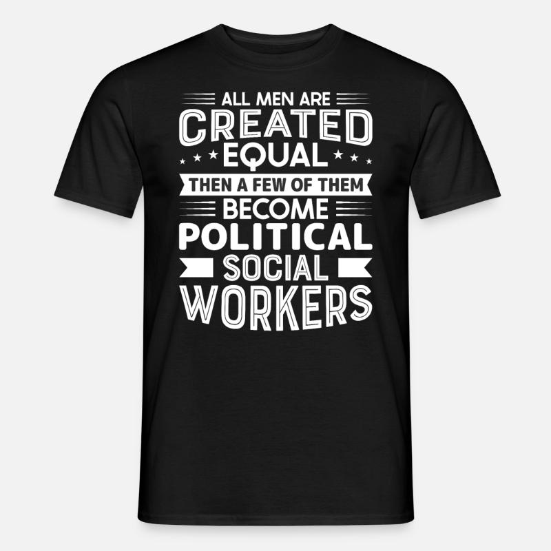 All Men Are Created Equal - Men’s T-shirt - black