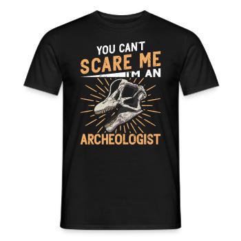 Archaeology Job Profession Work Archaeologist - Men's T-Shirt - black - Front - AI Model Male 178 light (178cm)