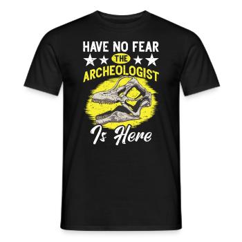 Archaeology Job Profession Work Archaeologist - Men's T-Shirt - black - Front - AI Model Male 178 light (178cm)