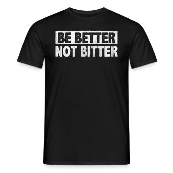Mieux vaut ne pas amer inspirer l’encouragement - T-shirt homme - noir - Devant - AI Model Male 178 light (178cm)