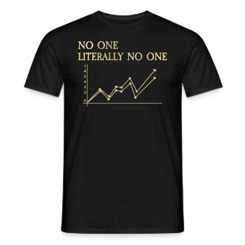Motivate Inspire Encouragement Positivity Slogan - Men's T-Shirt - black - Front - AI Model Male 178 light (178cm)
