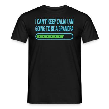 Ich Werde Ein Opa-Download-Geschenk Männer Sein - Männer T-Shirt - Schwarz - Vorne - AI Model Male 178 light (178cm)
