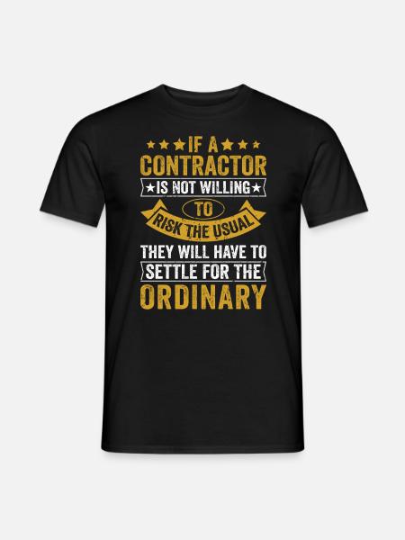 Entrepreneur général Construction Bricoleur Constructeur - T-shirt homme - noir