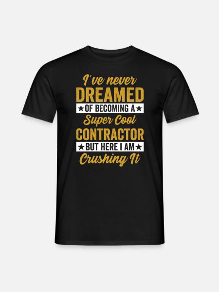 Entrepreneur général Construction Bricoleur Constructeur - T-shirt homme - noir