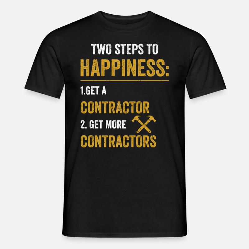 Entrepreneur général Construction Bricoleur Constructeur - T-shirt homme - noir