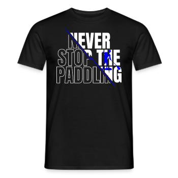 SUP paddle paddle Stand Up Paddle Surf - T-shirt homme - noir - Devant - AI Model Male 178 light (178cm)