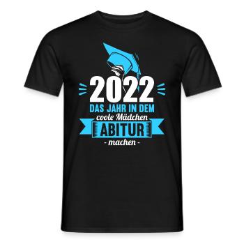 Abitur Gymnasium Damen und Herren Abi 2022 - Männer T-Shirt - Schwarz - Vorne - AI Model Male 178 light (178cm)