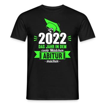 Abitur Gymnasium Damen und Herren Abi 2022 - Männer T-Shirt - Schwarz - Vorne - AI Model Male 178 light (178cm)