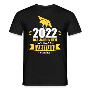 Abitur Gymnasium Damen und Herren Abi 2022 - Männer T-Shirt - Schwarz - Vorne - AI Model Male 178 light (178cm)