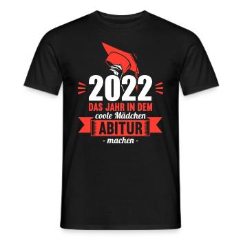 Abitur Gymnasium Damen und Herren Abi 2022 - Männer T-Shirt - Schwarz - Vorne - AI Model Male 178 light (178cm)