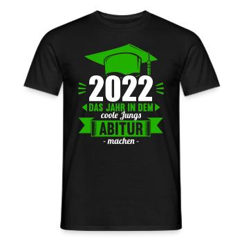 Abitur Gymnasium Damen und Herren Abi 2022 - Männer T-Shirt - Schwarz - Vorne - AI Model Male 178 light (178cm)