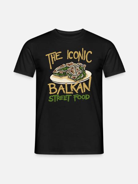 The Iconic Balkan Street Food Balkan - Men's T-Shirt - black