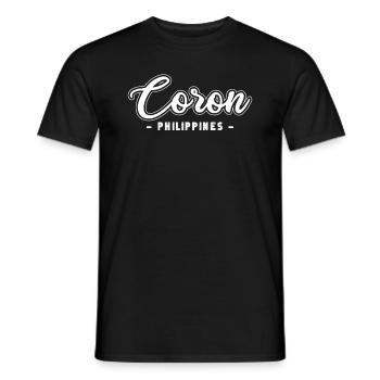 Vintage Holiday Trip Coron Philippines Asie - T-shirt homme - noir - Devant - AI Model Male 178 light (178cm)