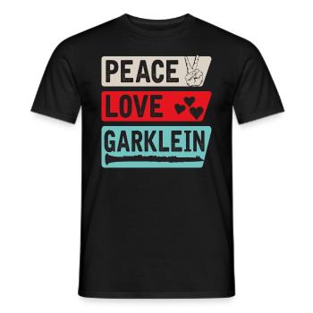 Garklein Recorder Musical Instrument - Männer T-Shirt - Schwarz - Vorne - AI Model Male 178 light (178cm)