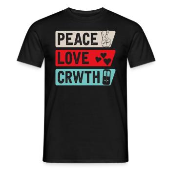 Crwth Bowed Lyre Music Instrument - Men's T-Shirt - black - Front - AI Model Male 178 light (178cm)