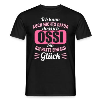 DDR Ostdeutschland Osten Ostalgie Ossi - Männer T-Shirt - Schwarz - Vorne - AI Model Male 178 light (178cm)